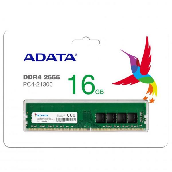 ADATA 16GB DDR4 RAM FOR DESKTOP – 2666 BUS