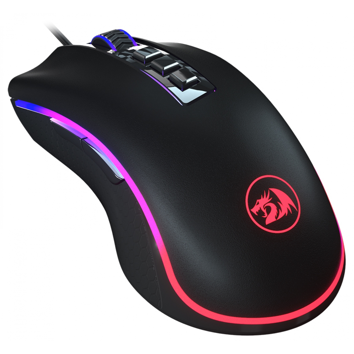 Redragon M711 COBRA Gaming Wired Mouse with 16.8 Million RGB Color Backlit, 10,000  DPI Adjustable, Comfortable Grip, Programmable Buttons Computer Choice