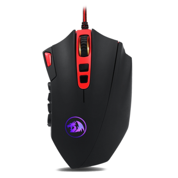 Redragon M901 Perdition 24000DPI MMO Mouse LED RGB USB Wired Gaming Mouse