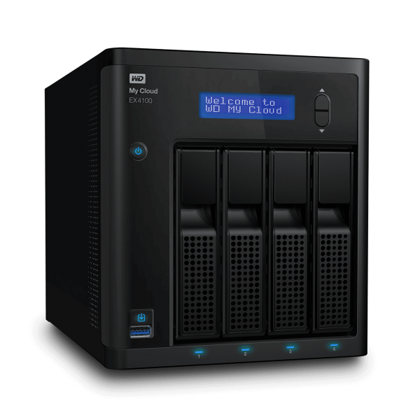 WD My Cloud Expert Series EX4100 Cloud | Network 4 Bay NAS Storage