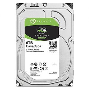 Seagate Barracuda 6TB (ST6000DM003) 3.5″ Internal SATA Hard Drive
