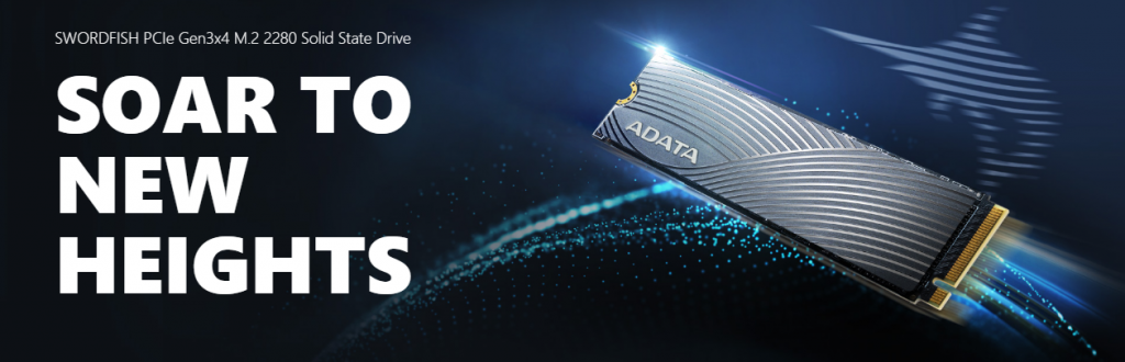 ADATA SWORDFISH 500GB PCIe Gen3x4 M.2 2280 Solid State Drive - Computer ...