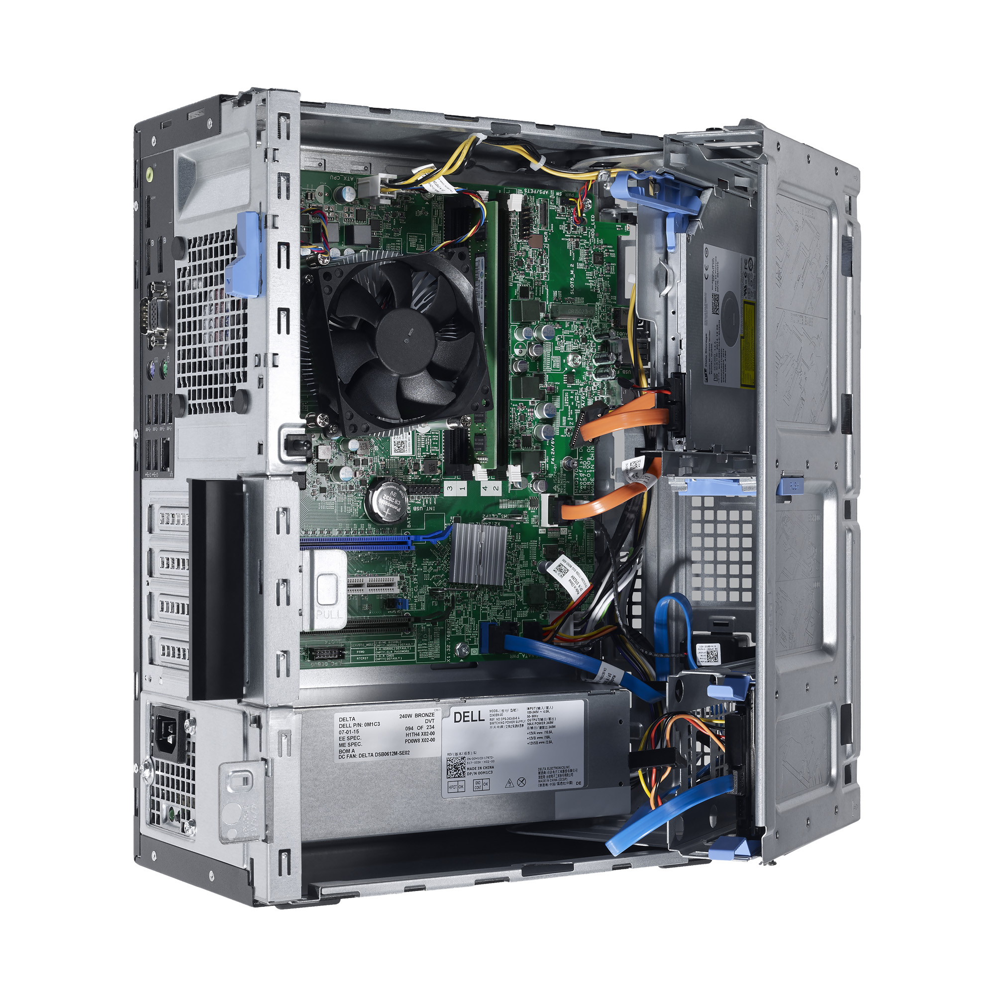 PC Dell Optiplex 7040 SFF Reconditionné - Intel I7-6700, 16 Go RAM, SSD 960 Go, WiFi, Windows 11 - Garantie 12 Mois