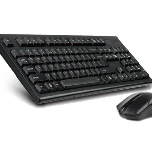 USA Layout 2.4G Wireless Keyboard And Mouse Kit – Black, QWERTY English, For HP Pavilion 710 / Pavilion 60