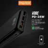 FASTER PD-24W PD+Qualcomm Quick Charge 3.0 Power Bank 20000 mAh with Digital Display