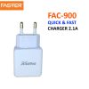 FASTER FAC 900 QUICK & FAST CHARGER IQ SERIES 2.1A Price in Karachi Pakistan - COMPUTER CHOICE