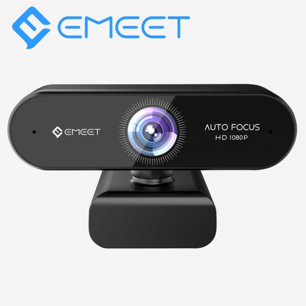 EMEET SmartCam Nova 1080P Streaming Webcam Noise Mics, Plug & Play USB