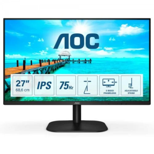 AOC 27B2H 27″ FHD Ultra-Slim 3-Sided Frameless LED Monitor