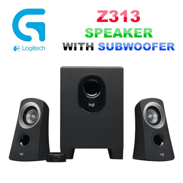 Logitech Z313 Speaker System with SUBWOOFER - COMPUTER CHOICE