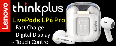 Lenovo Think plus Live Pods LP6 Pro Banner 383 X 152