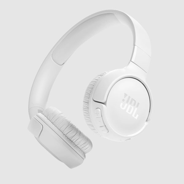 JBL TUNE 520BT Wireless Bluetooth Headphone (White Color) - computerchoice.pk