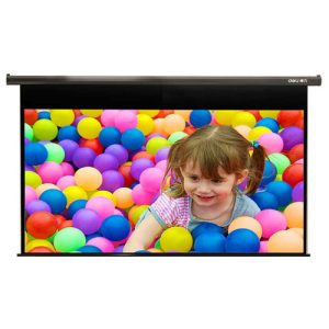 Deli Projection Screen 50456 Motorized – Remote Control Operated - www.computerchoice.pk