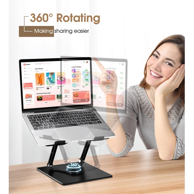 Rotating Aluminum Laptop Stand (YL-906)