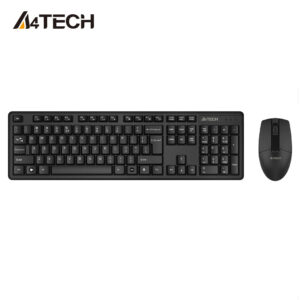 A4Tech 3330NS Wireless Keyboard & Silent Clicks Mouse Combo Set