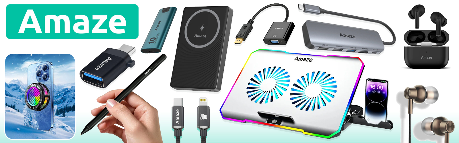 AMAZE.PK, AMAZE CABLES, AMAZE CONVERTERS, AMAZE HUBS, AMAZE PORTABLE CASES, AMAZE LAPTOP STANDS, AMAZE STYLUS PEN, AMAZE AUDIO, AMAZE MOBILE COOLER, AMAZE POWER BANKS, AMAZE Reseller, AMAZE Products Price in Karachi Pakistan