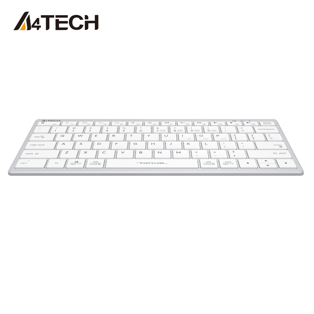 A4Tech FSTYLER FBX51C Bluetooth & 2.4G Wireless Keyboard - Keyboard Easy Switch up to 4 Devices A4Tech FSTYLER FBX51C Bluetooth & 2.4G Wireless Keyboard - Keyboard Easy Pair up to 4 Devices A4Tech FSTYLER FBX51C Bluetooth & 2.4G Wireless Keyboard - Multi Device Connectivity Keyboard A4Tech FSTYLER FBX51C Bluetooth & 2.4G Wireless Keyboard