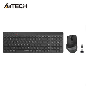 A4Tech FSTYLER FG2400 Air2 Wireless Power Saving QuietKey Keyboard & Silent Click Mouse Combo Set