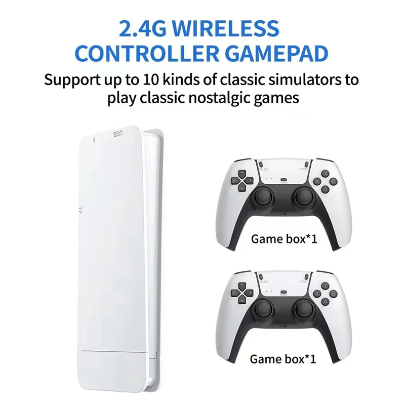 M15 Plus SJGAM 2.4G Wireless 3D Rocker Special Game Rocker for Arcade, M15 4K HD Game Console with Double Wireless Controllers, 4K Video Game Console Controllers, Wireless Controllers, Childhood Memories PC Games Wireless Controllers, Childhood Memories Games, Childhood Memories