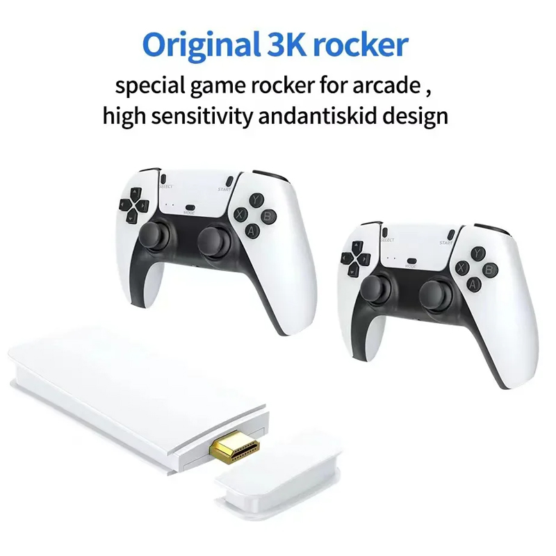 M15 Plus SJGAM 2.4G Wireless 3D Rocker Special Game Rocker for Arcade, M15 4K HD Game Console with Double Wireless Controllers, 4K Video Game Console Controllers, Wireless Controllers, Childhood Memories PC Games Wireless Controllers, Childhood Memories Games, Childhood Memories