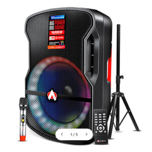 Audionic MEHFIL MH-817 (15" inch Woofer) Trolley Speaker, MH-817 Trolley Speaker, MH-817 Speaker, MH-817, Audionic Speakers Best Price in Karachi Pakistan, Mehfil Speakers, Taraveeh Speakers, Taraweeh Speakers, 15” inches Trolley Speaker, Karaoke Speakers, Portable Trolley Speakers