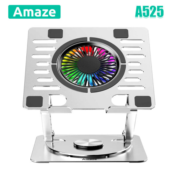 AMAZE A525 LAPTOP ALUMINUM ROTATABLE RGB COOLING STAND - Computer Choice