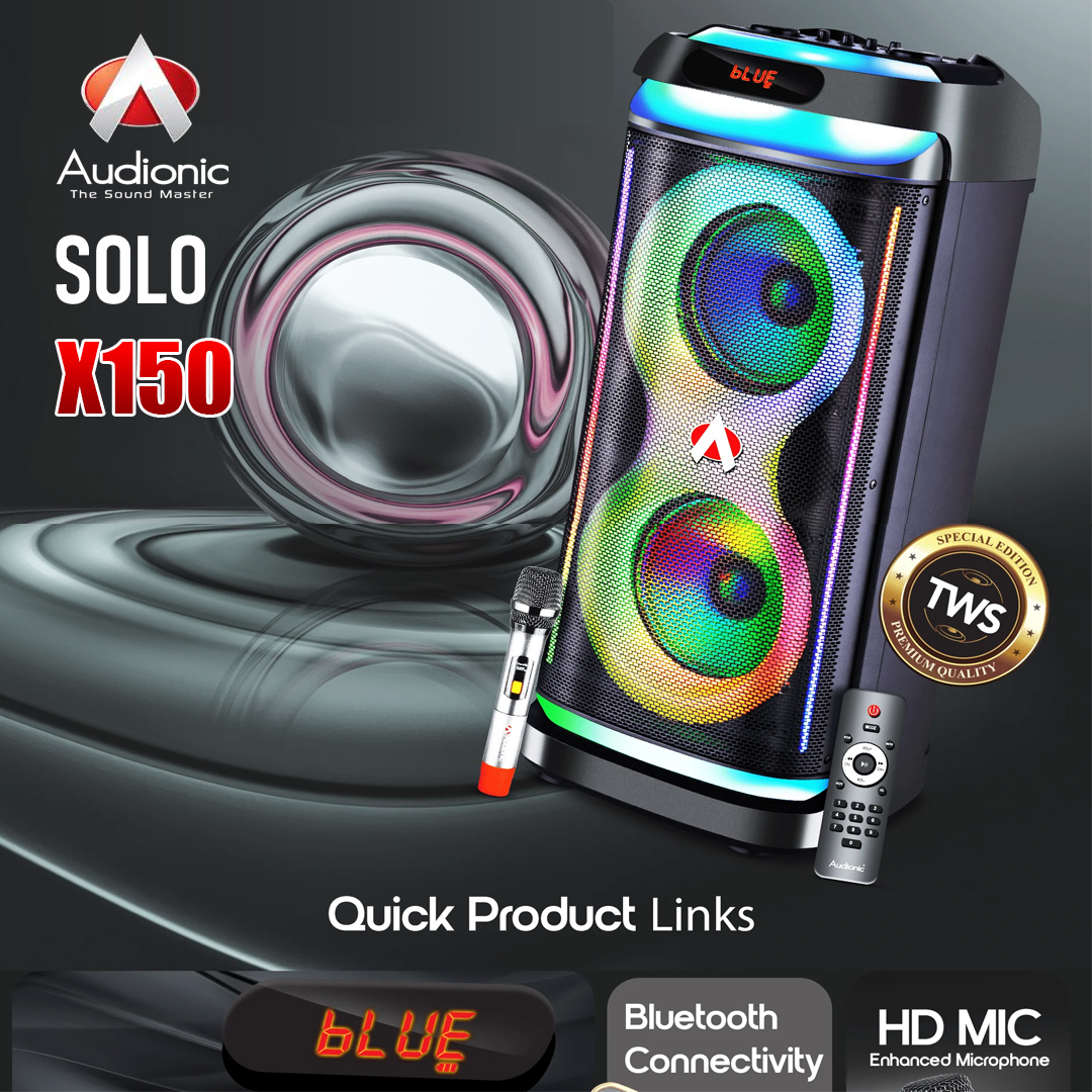 Audionic SOLO X150 Rechargeable Speaker