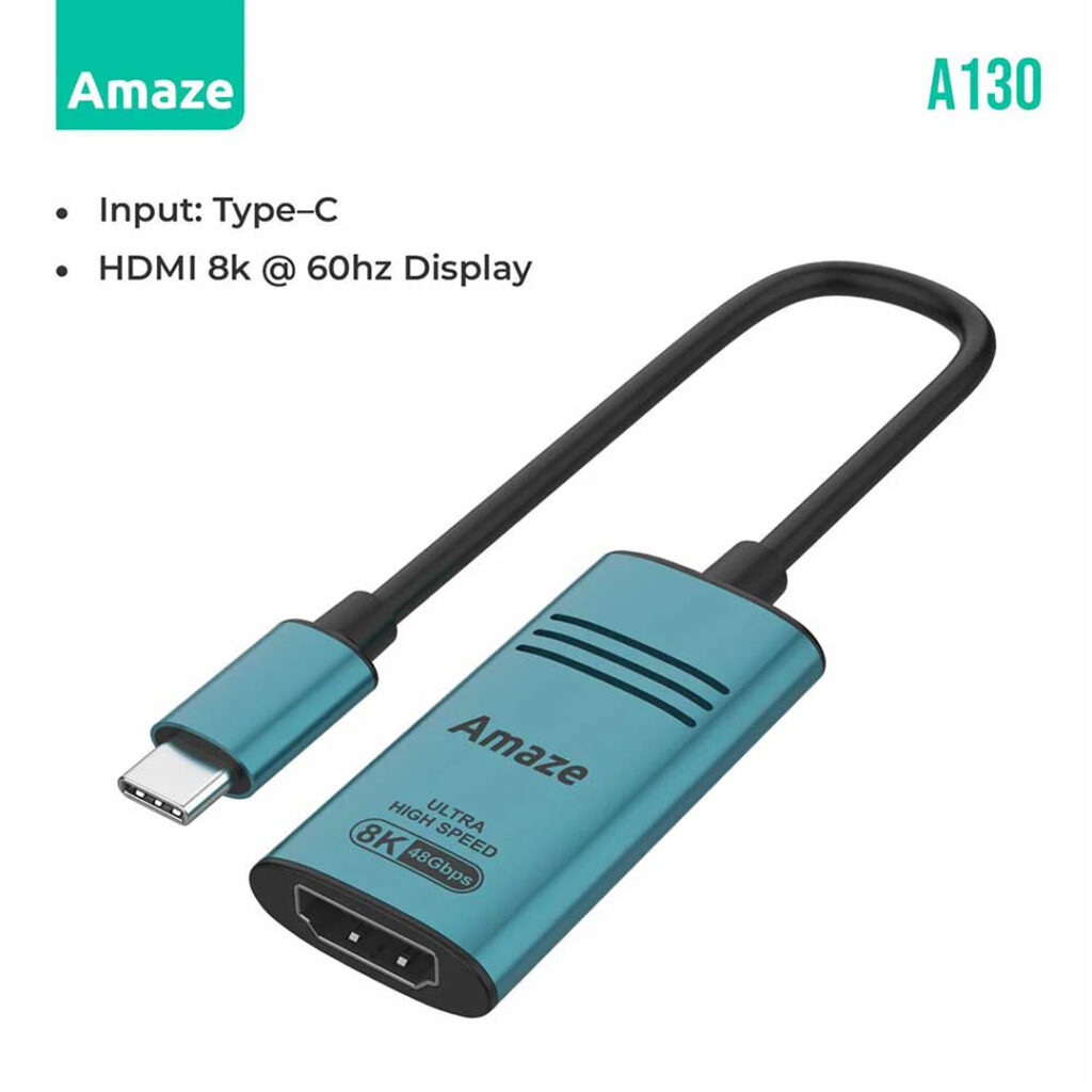 AMAZE A130 TYPE-C to HDMI 8K ADAPTER, AMAZE TYPE C TO HDMI 8K ADAPTER | A130, AMAZE A130 Type C to HDMI 8K Display Adapter, AMAZE A130 TYPE-C to HDMI 8K Resolution Display Adapter, 8K Resolution Type-C to HDMI Display Adapter, AMAZE A130, A130, 8K Display Type-C to HDMI Display Adapter, AMAZE A130 TYPE-C to HDMI 8K Display Resolution Adapter Best Discounted Minimum Price in Karachi Pakistan, AMAZE All Products Available at Best Discounted Minimum Price in Karachi Pakistan