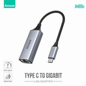 AMAZE A405S TYPE-C TO GIGABIT ETHERNET LAN ADAPTER, AMAZE Type-C To Gigabit Ethernet Adapter | A405s, AMAZE A405s Type-C to Gigabit LAN Ethernet Adapter, Type C to Gigabit Ethernet Adapter, Type C to Gigabit LAN Adapter, AMAZE A405s, A405s, AMAZE A405s Type-C To Gigabit Ethernet LAN Adapter Best Discounted Minimum Price in Karachi Pakistan, AMAZE All Products Available at Best Discounted Minimum Price in Karachi Pakistan