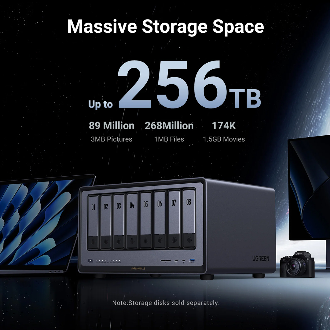 UGREEN NASync DXP8800 Plus 8-Bay NAS Storage