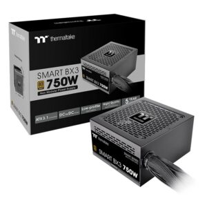 Thermaltake Smart BX3 Bronze 750W power supply unit with 80 Plus Bronze efficiency rating