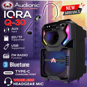 Audionic IQRA Q-30 Speaker with Wireless Headgear Mic