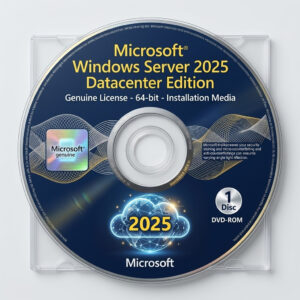 Windows Server 2025 Datacenter Edition Genuine License DVD