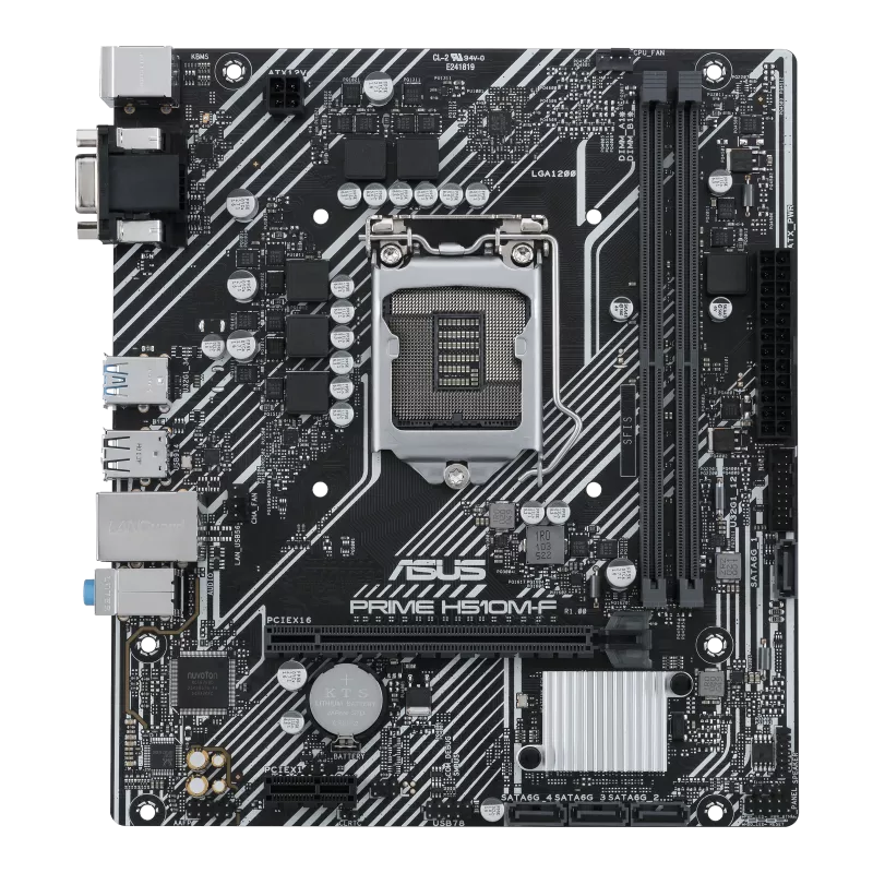 ASUS Prime H510M-F D4 Motherboard LGA1200 (Supports 10th and 11th Gen Intel Processors)